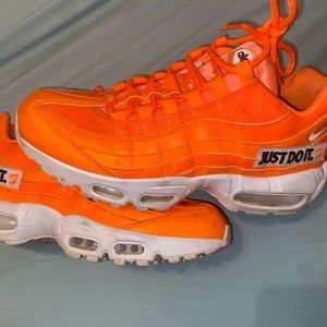 Neon orange airmax 95